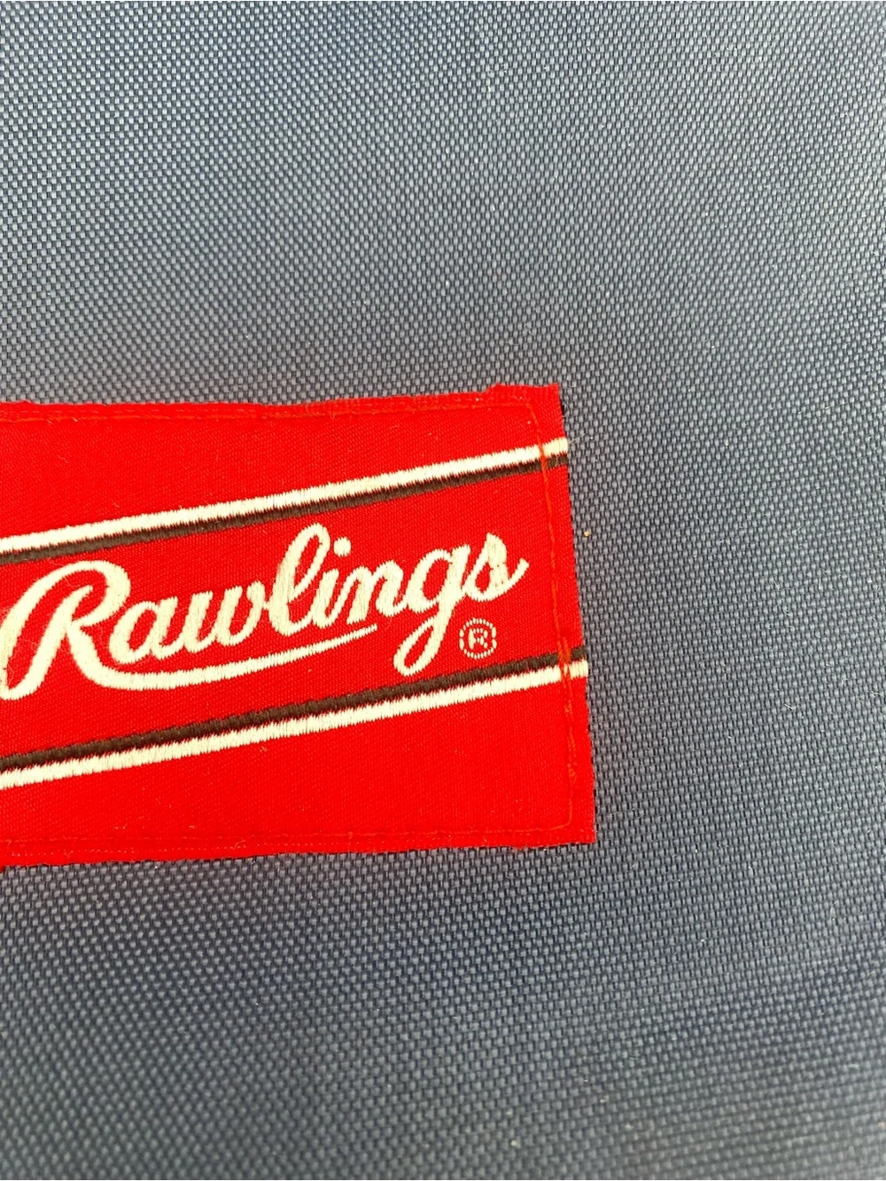 Rawlings Navy Laptop Messenger Laptop Bag with Red Logos